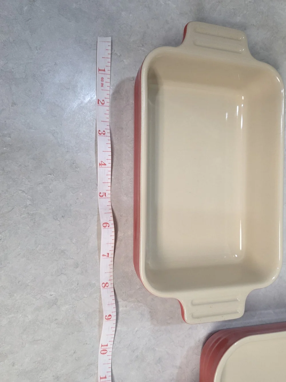 Le Creuset Rectangular Red Ceramic/Stoneware Baker
